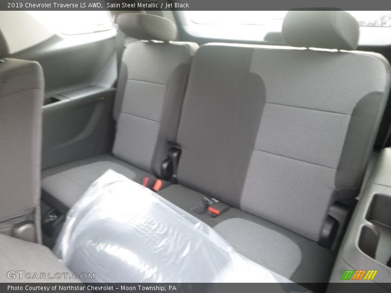 Satin Steel Metallic / Jet Black 2019 Chevrolet Traverse LS AWD