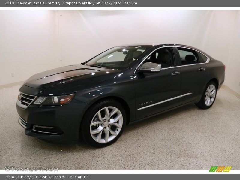 Graphite Metallic / Jet Black/Dark Titanium 2018 Chevrolet Impala Premier