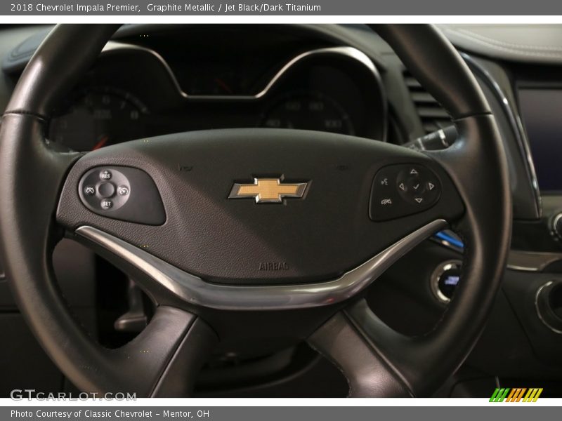 Graphite Metallic / Jet Black/Dark Titanium 2018 Chevrolet Impala Premier