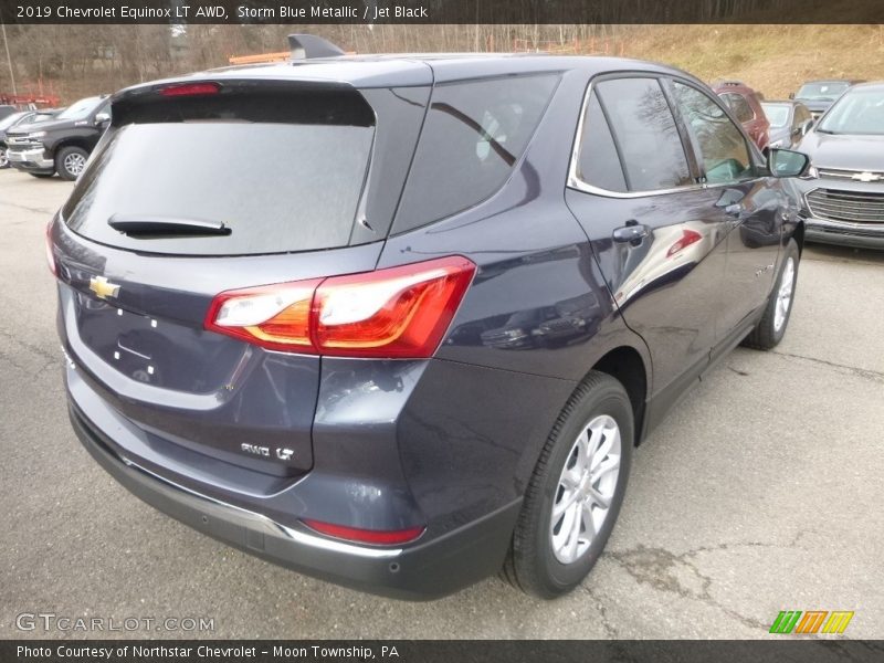 Storm Blue Metallic / Jet Black 2019 Chevrolet Equinox LT AWD