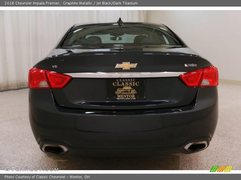 Graphite Metallic / Jet Black/Dark Titanium 2018 Chevrolet Impala Premier