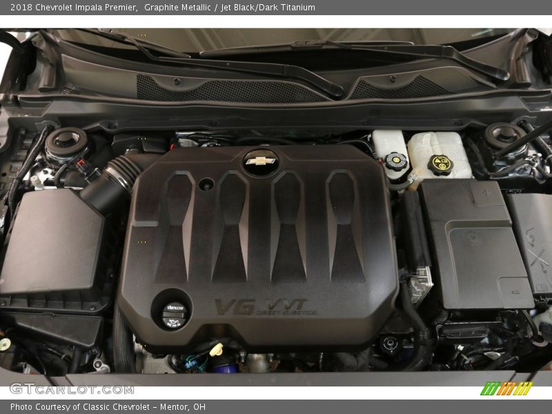 Graphite Metallic / Jet Black/Dark Titanium 2018 Chevrolet Impala Premier
