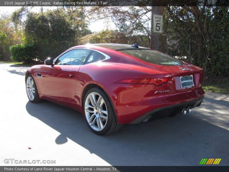 Italian Racing Red Metallic / Tan 2016 Jaguar F-TYPE Coupe