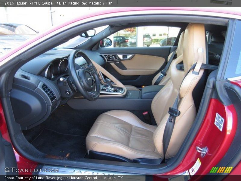 Italian Racing Red Metallic / Tan 2016 Jaguar F-TYPE Coupe