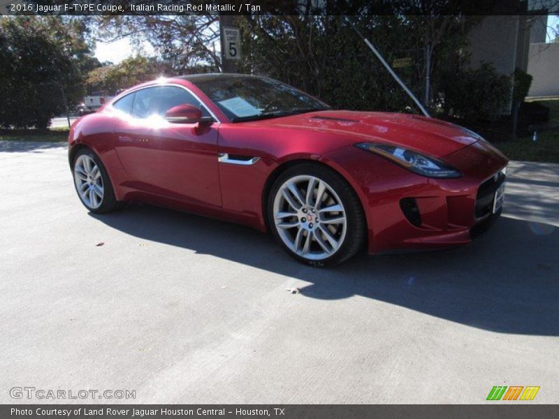 Italian Racing Red Metallic / Tan 2016 Jaguar F-TYPE Coupe