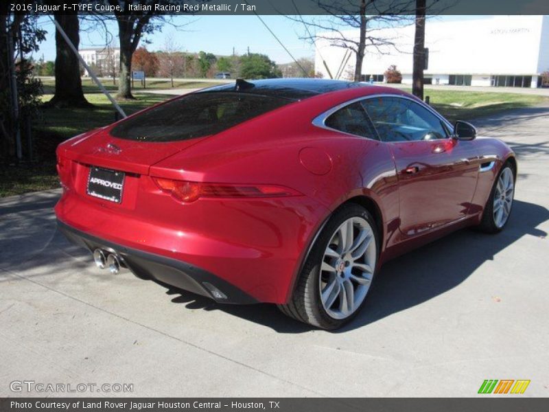 Italian Racing Red Metallic / Tan 2016 Jaguar F-TYPE Coupe