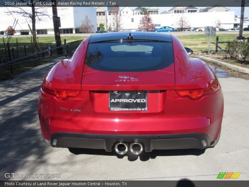 Italian Racing Red Metallic / Tan 2016 Jaguar F-TYPE Coupe