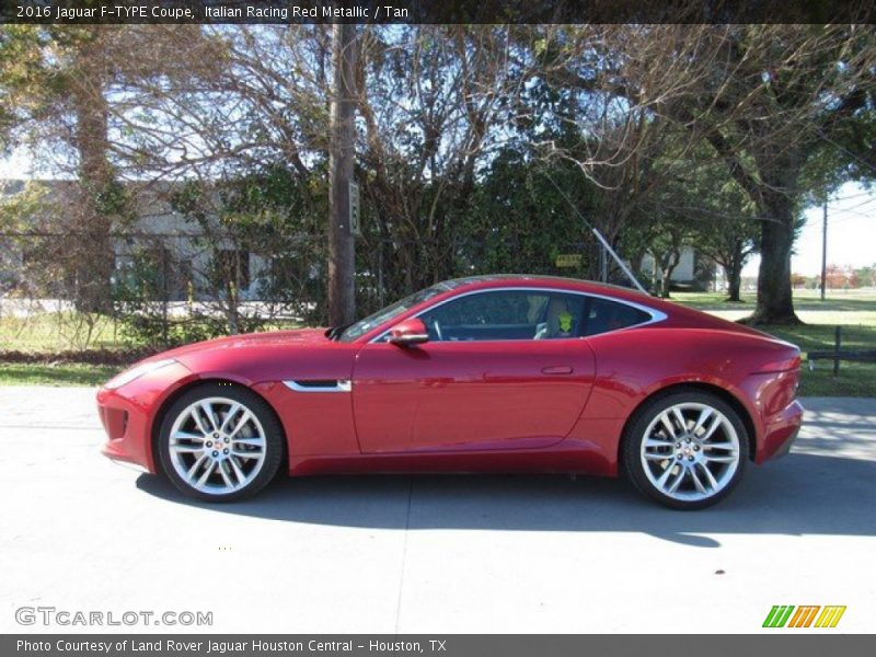 Italian Racing Red Metallic / Tan 2016 Jaguar F-TYPE Coupe