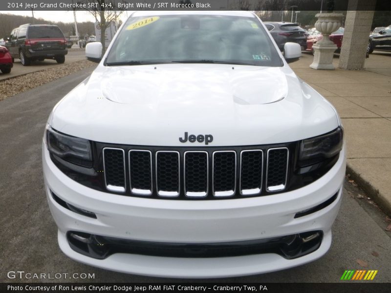 Bright White / SRT Morocco Black 2014 Jeep Grand Cherokee SRT 4x4