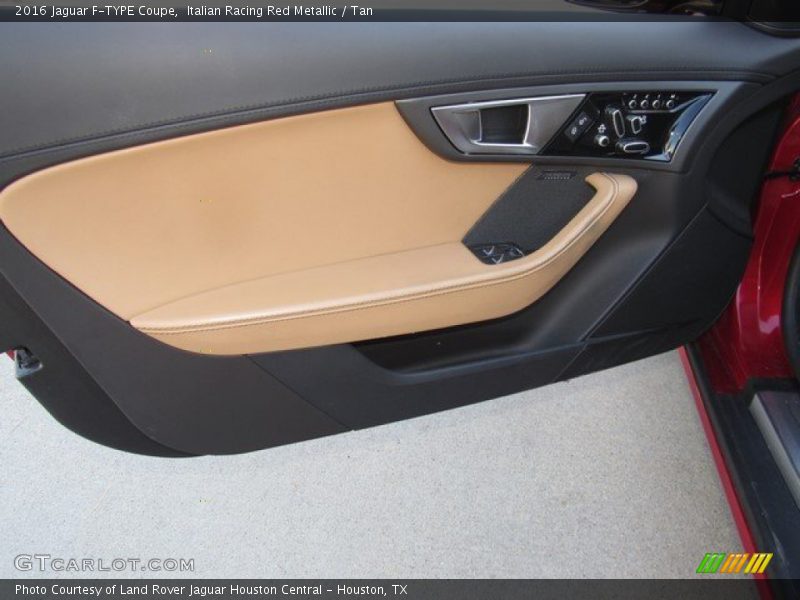 Italian Racing Red Metallic / Tan 2016 Jaguar F-TYPE Coupe