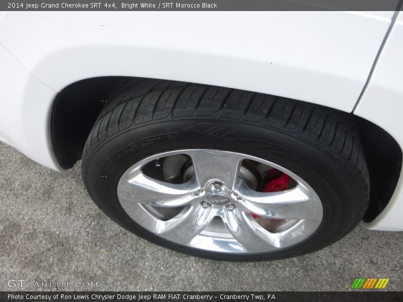 Bright White / SRT Morocco Black 2014 Jeep Grand Cherokee SRT 4x4
