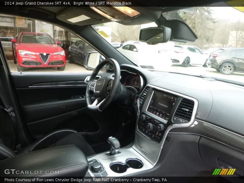 Bright White / SRT Morocco Black 2014 Jeep Grand Cherokee SRT 4x4