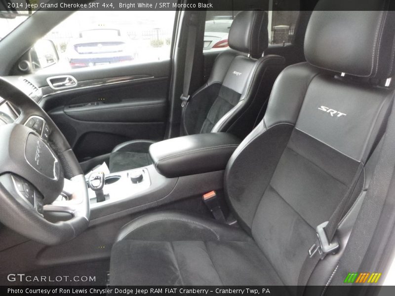 Bright White / SRT Morocco Black 2014 Jeep Grand Cherokee SRT 4x4