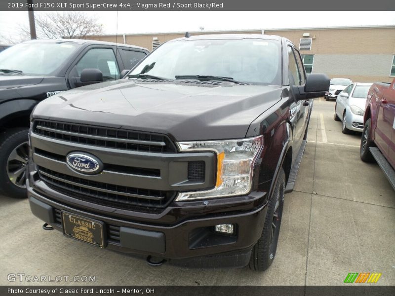 Magma Red / Sport Black/Red 2019 Ford F150 XLT Sport SuperCrew 4x4