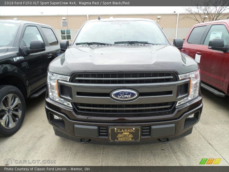 Magma Red / Sport Black/Red 2019 Ford F150 XLT Sport SuperCrew 4x4