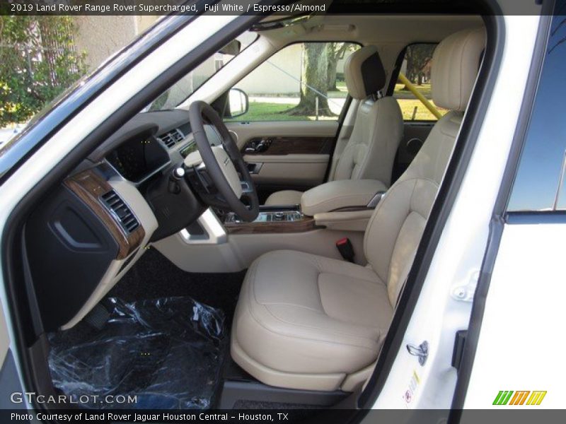 Front Seat of 2019 Range Rover Supercharged