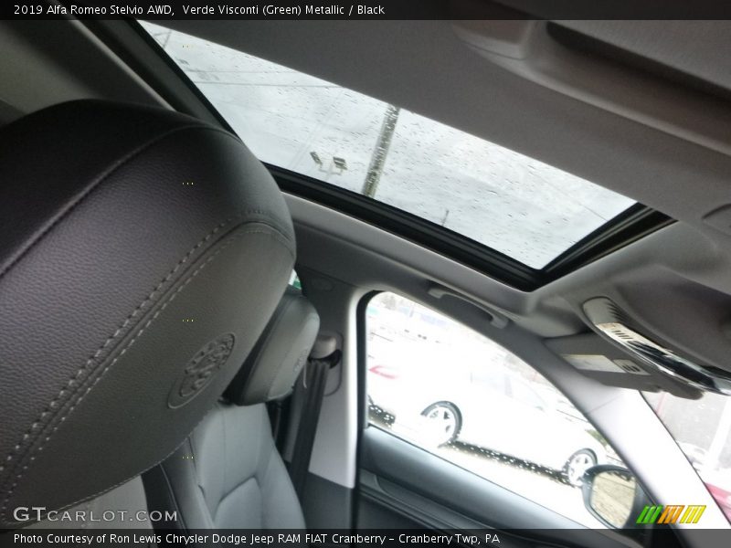 Verde Visconti (Green) Metallic / Black 2019 Alfa Romeo Stelvio AWD