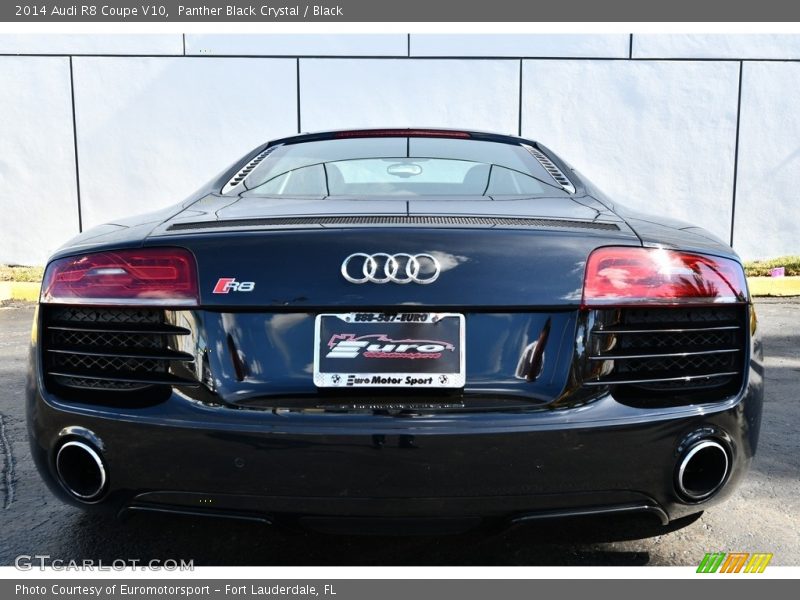 Panther Black Crystal / Black 2014 Audi R8 Coupe V10