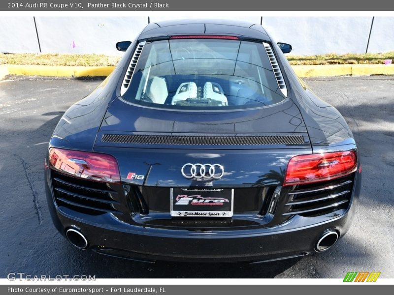 Panther Black Crystal / Black 2014 Audi R8 Coupe V10