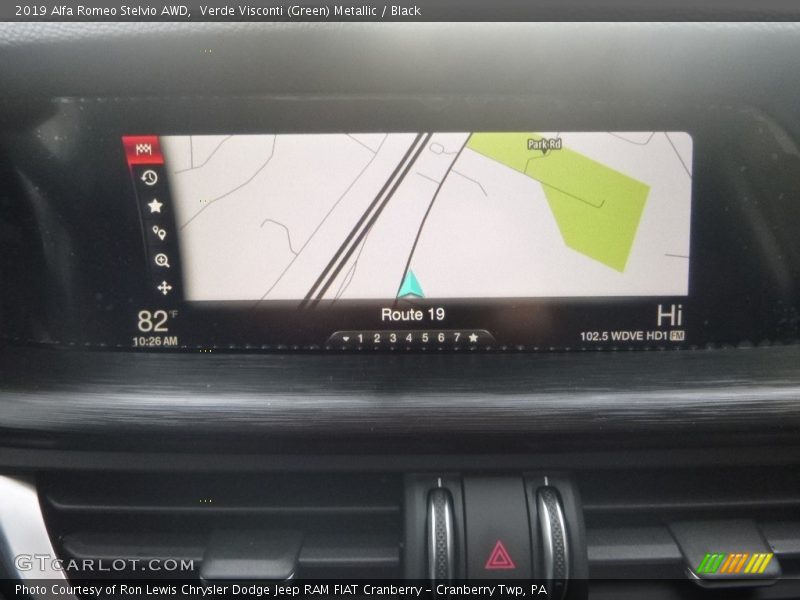 Verde Visconti (Green) Metallic / Black 2019 Alfa Romeo Stelvio AWD