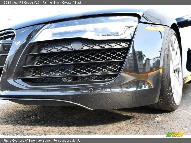 Panther Black Crystal / Black 2014 Audi R8 Coupe V10