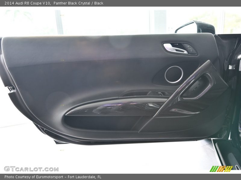 Panther Black Crystal / Black 2014 Audi R8 Coupe V10