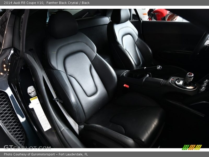 Panther Black Crystal / Black 2014 Audi R8 Coupe V10