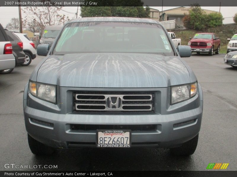 Steel Blue Metallic / Gray 2007 Honda Ridgeline RTL