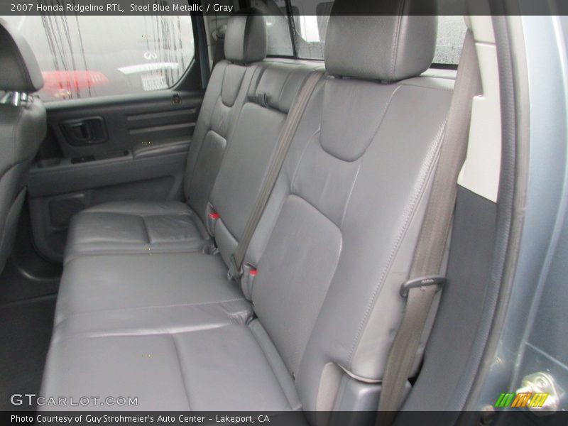 Steel Blue Metallic / Gray 2007 Honda Ridgeline RTL