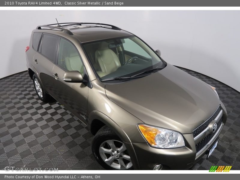 Classic Silver Metallic / Sand Beige 2010 Toyota RAV4 Limited 4WD