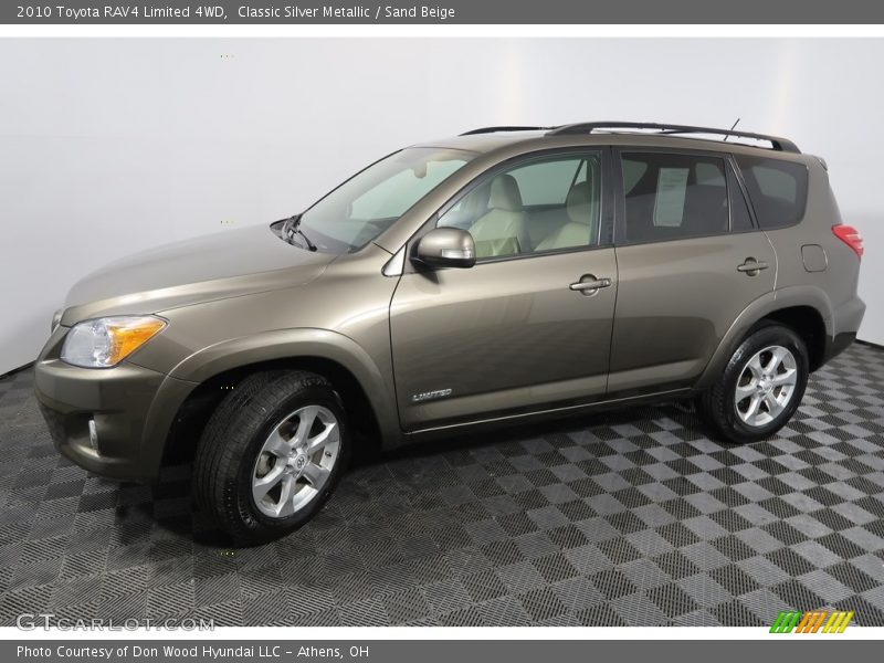 Classic Silver Metallic / Sand Beige 2010 Toyota RAV4 Limited 4WD