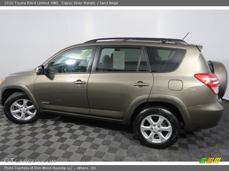 Classic Silver Metallic / Sand Beige 2010 Toyota RAV4 Limited 4WD