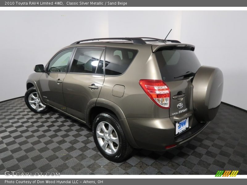 Classic Silver Metallic / Sand Beige 2010 Toyota RAV4 Limited 4WD