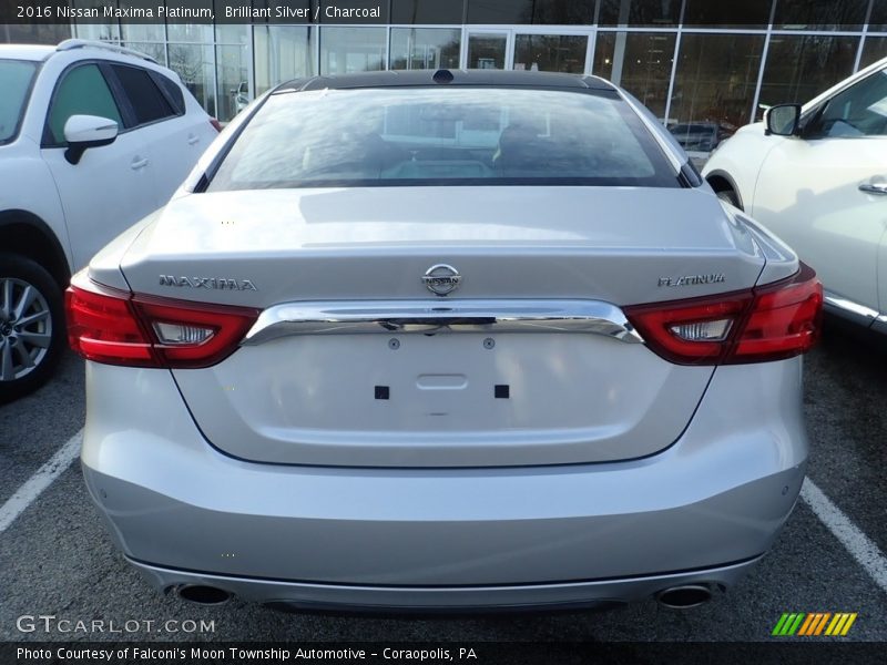 Brilliant Silver / Charcoal 2016 Nissan Maxima Platinum