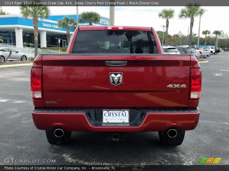 Deep Cherry Red Crystal Pearl / Black/Diesel Gray 2014 Ram 1500 Express Crew Cab 4x4