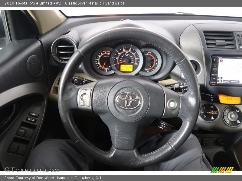 Classic Silver Metallic / Sand Beige 2010 Toyota RAV4 Limited 4WD