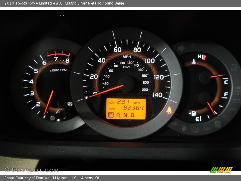 Classic Silver Metallic / Sand Beige 2010 Toyota RAV4 Limited 4WD