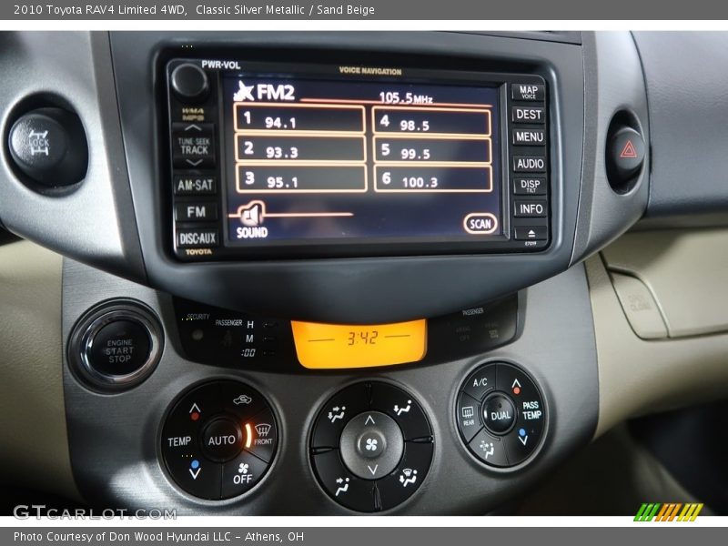 Classic Silver Metallic / Sand Beige 2010 Toyota RAV4 Limited 4WD