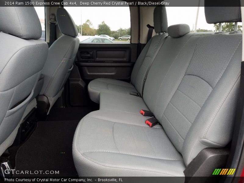 Deep Cherry Red Crystal Pearl / Black/Diesel Gray 2014 Ram 1500 Express Crew Cab 4x4