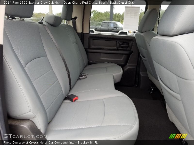 Deep Cherry Red Crystal Pearl / Black/Diesel Gray 2014 Ram 1500 Express Crew Cab 4x4