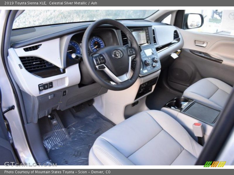 Celestial Silver Metallic / Ash 2019 Toyota Sienna XLE