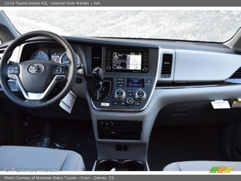Celestial Silver Metallic / Ash 2019 Toyota Sienna XLE