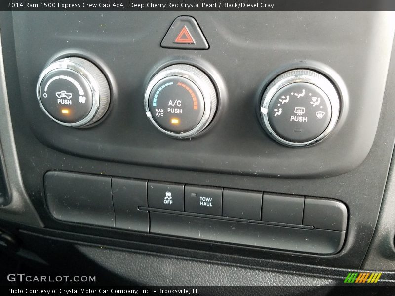 Deep Cherry Red Crystal Pearl / Black/Diesel Gray 2014 Ram 1500 Express Crew Cab 4x4