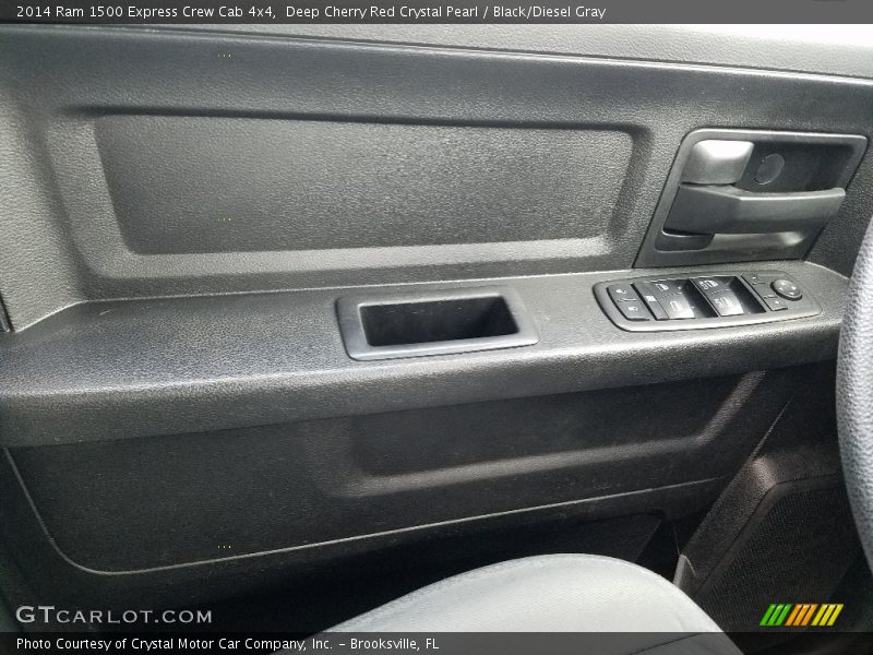 Deep Cherry Red Crystal Pearl / Black/Diesel Gray 2014 Ram 1500 Express Crew Cab 4x4