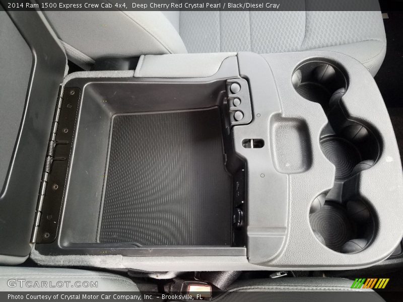 Deep Cherry Red Crystal Pearl / Black/Diesel Gray 2014 Ram 1500 Express Crew Cab 4x4