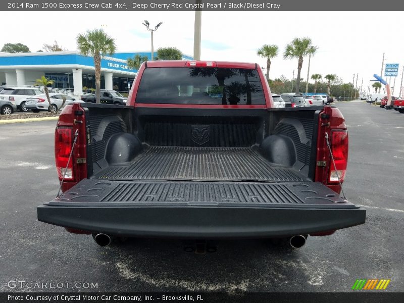 Deep Cherry Red Crystal Pearl / Black/Diesel Gray 2014 Ram 1500 Express Crew Cab 4x4
