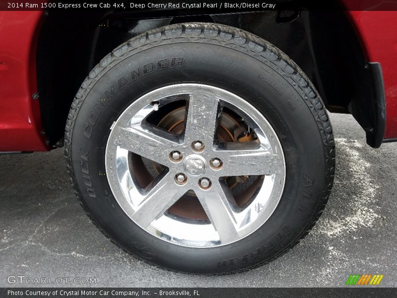 Deep Cherry Red Crystal Pearl / Black/Diesel Gray 2014 Ram 1500 Express Crew Cab 4x4