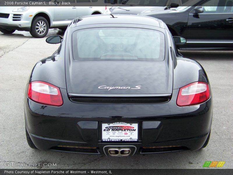 Black / Black 2008 Porsche Cayman S