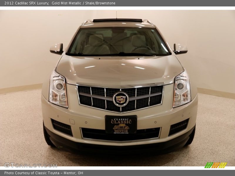 Gold Mist Metallic / Shale/Brownstone 2012 Cadillac SRX Luxury