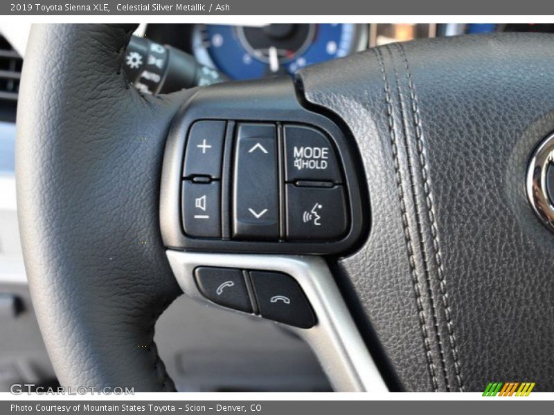 Celestial Silver Metallic / Ash 2019 Toyota Sienna XLE